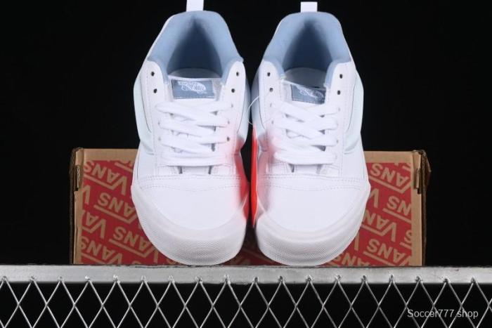 Vans Classics Knu Skool Full Grain Leather White Bread Sneakers - VN0009QCDSB