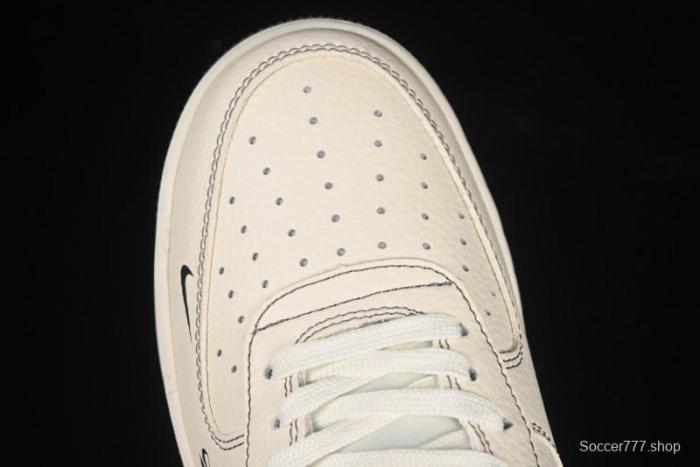 Nike Air Force 1 '07 Low Givenchy Collaboration Pattern Beige Grey Casual Sneakers - DF0188-057