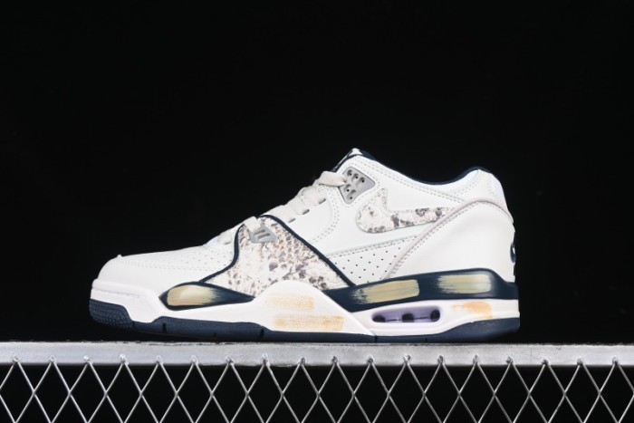 Nike Air Flight 89 Low Year of the Snake Theme Air Cushion Basketball Shoes - FQ8256-001