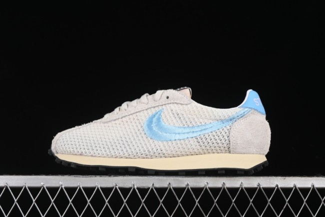 Nike Stussy Roshe Run LD-1000 Comfortable Versatile Non-Slip Durable Waffle Low-Top Casual Running Shoes - FQ5369-001
