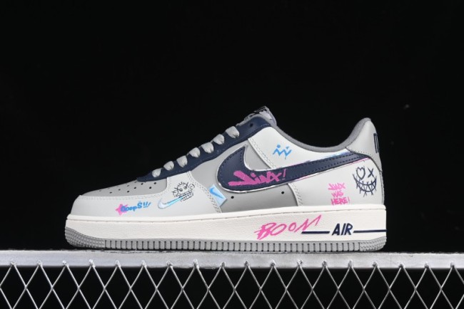 Nike Air Force 1 '07 Low Jinkesi League of Legends Series Jinx Custom Low-Top Casual Sneakers for Autumn Winter - XL2321-222