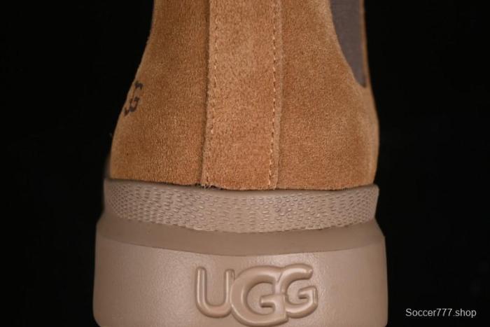 UGG Burleigh Chelsea Winter Snow Boots for Men with Lightweight Anti-Slip Sole and Genuine Wool Leather - 1152050