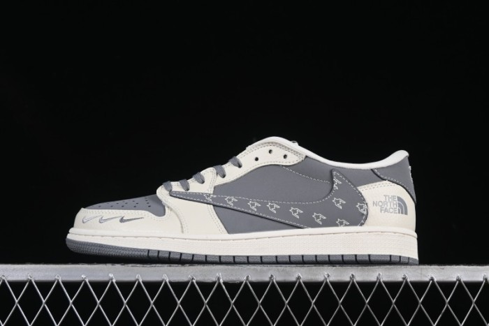 Nike Travis Scott x Fragment Design x Air Jordan 1 Low OG SP Casual Sneakers - XS2024-011