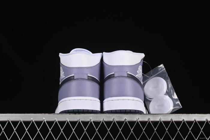 Nike Air Jordan 1 Mid AJ1 Culture Casual Sneakers in Haze Purple - DQ8426-145