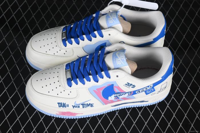 Nike Air Force 1'07 Low Kaito Kuroba Sneakers Inspired by Detective Conan Manga Series - DB3301-121