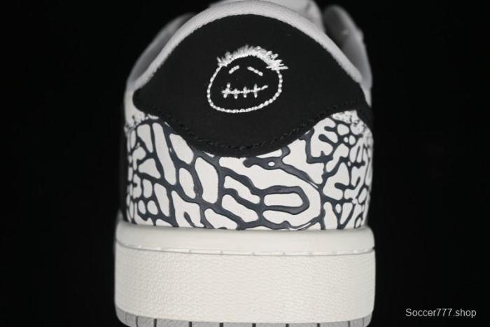 Nike Travis Scott x Fragment Design x Air Jordan 1 Low OG SP AJ1 Supreme Collaboration - JH6089-003