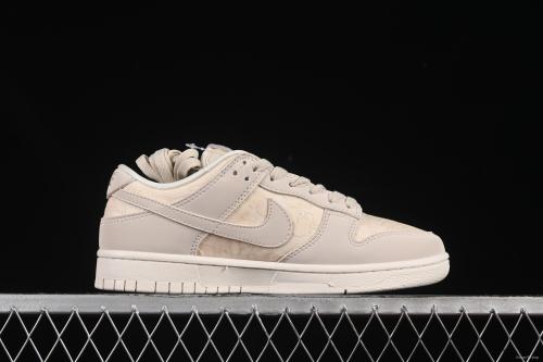 Nike SB Dunk Low Light Orewood Brown Lace Floral Skate Shoes - HJ5870-100