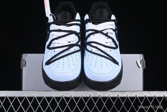 Custom  I Love U  Black & White Sneakers - Sleek Barcode Design