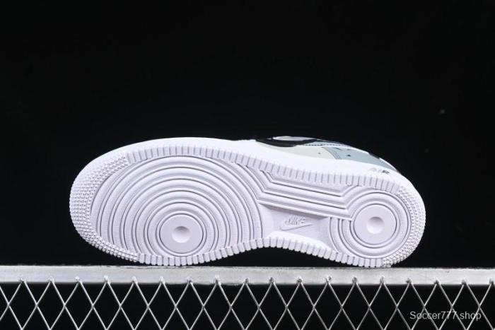 Nike Air Force 1 '07 Low Hand-Painted Broken Hook Casual Sneakers - CV2288-011