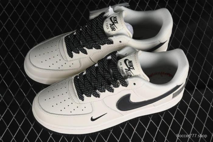 Nike Air Force 1 '07 Low QR Code Black Star Sneakers - CU1836-962