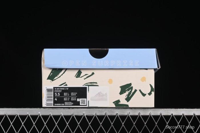 Nike Air Force 1'07 Low Purple Chanel-Inspired Casual Sneakers - DH9999-556