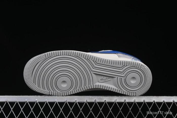 Nike Air Force 1 '07 Low The North Face Collaboration Grey Blue Swoosh Casual Shoes - XZ6188-745