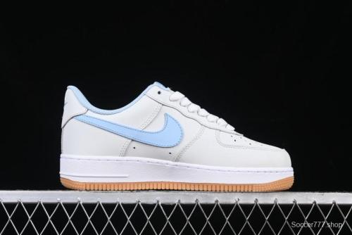Nike Air Force 1 '07 Low Light Blue Casual Sneakers - 315122-102