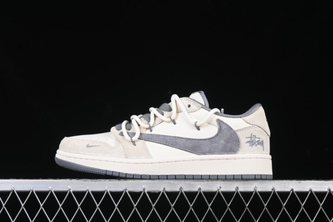 Nike Travis Scott x Fragment Design x Air Jordan 1 Low OG SP AJ1 Stussy Collaboration - DM9288-004