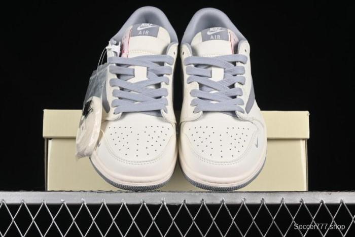 Nike Travis Scott x Fragment Design x Air Jordan 1 Low OG SP AJ1 Supreme Collaboration - XZ1168-003