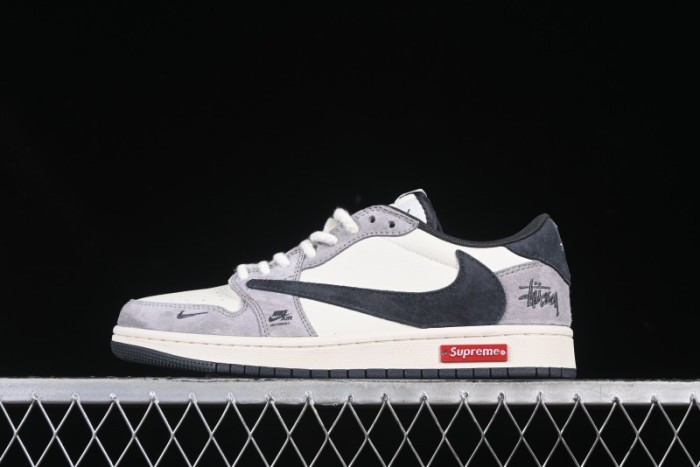 Nike Travis Scott x Fragment Design x Air Jordan 1 Low OG SP AJ1 Sneakers - SJ2068-140