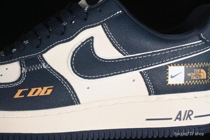 Nike Air Force 1 '07 Low The North Face x CDG Dark Blue Casual Sneakers - KK1988-014