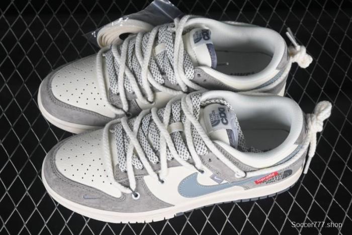 Nike SB Dunk Low The North Face x Supreme Collaboration Anniversary High-End Custom Low-Top Casual Skate Shoes - YX5066-228