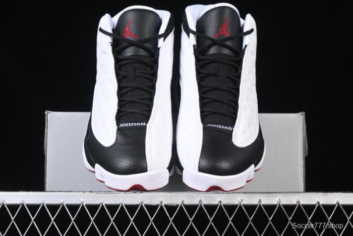 Nike Air Jordan 13 Retro Basketball Shoes in Black/White - 414571-104