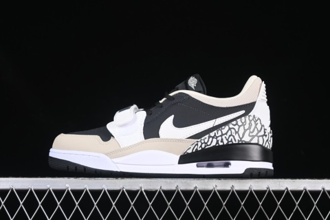 Nike Air Legacy 312 Low  Black/Sail/White  - Premium Style with Elephant Print Details