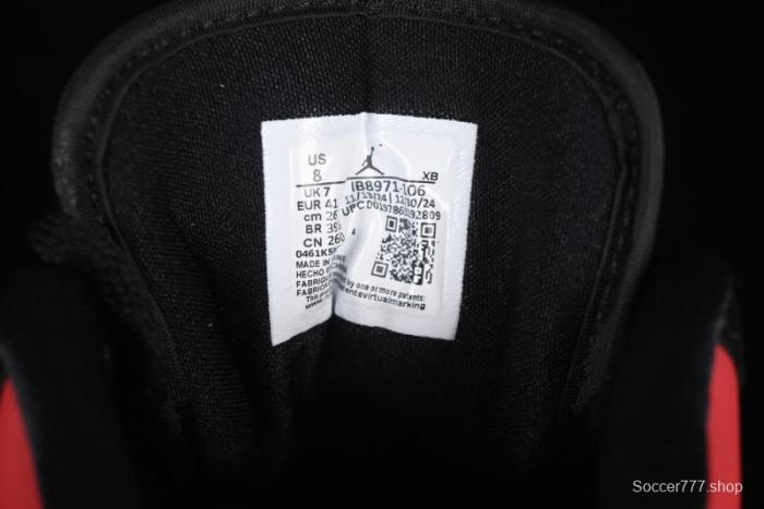 Nike Air Jordan 1 Low  White Black Gym Red  Retro Casual Sneakers - IB8971-106