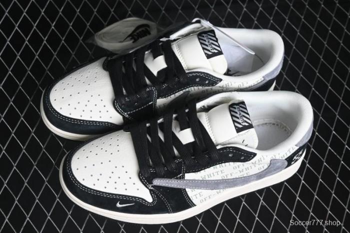 Nike Travis Scott x Fragment Design x Air Jordan 1 Low OG SP Sneakers - SJ2068-108