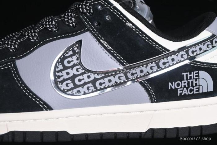 Nike SB Dunk Low The North Face Collaboration - EDG Print Anniversary Customized Low-Top Casual Sneakers - XS1086-005