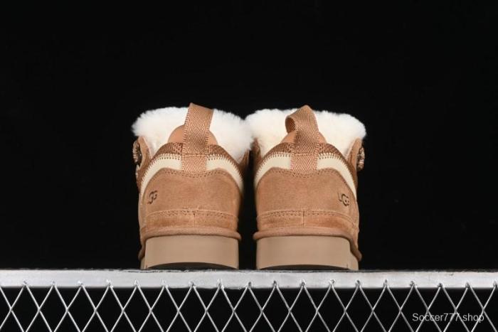 UGG Classic Ultra Mini Mel Dual-Color Lace-Up Low-Top Casual Shoes - 1144032