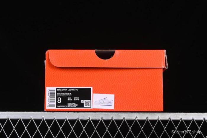 Nike SB Dunk Low Stussy Year of the Snake Collaboration Light Blue Silver Swoosh Anniversary Custom Low-Top Casual Sneakers - DM6868-010