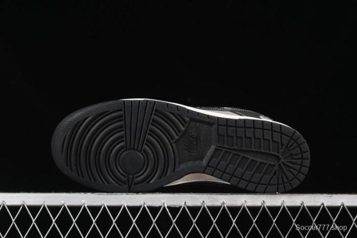 Nike SB Dunk Low BAPE Collaboration Anniversary Edition - White Grey Black Low Top Casual Skate Shoes - BB8969-007