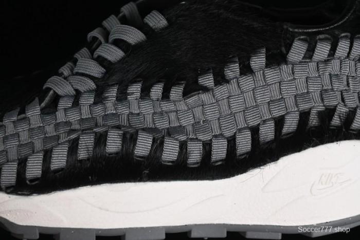 Nike Air Footscape Woven Asymmetrical Weave Slip-Resistant Low-Top Lifestyle Sneakers - FB1959-001