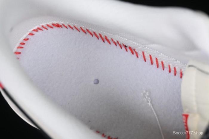 Nike Air Force 1 '07 Low Supreme Collaboration Casual Sneakers in Beige Black Red - BB7518-019