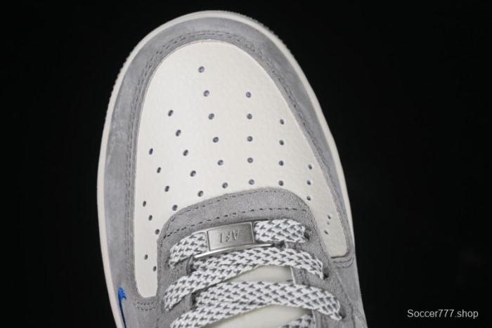 Nike Air Force 1 '07 Low The North Face Collaboration Grey Blue Swoosh Casual Shoes - XZ6188-745