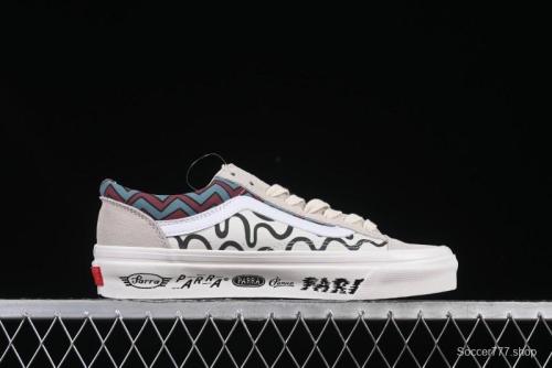 Vans Parra x Otw By Vans Low-Top Casual Skate Shoes with Surrealist Pop Art Design - VN0A3WKT4QA