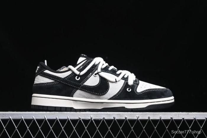 Nike SB Dunk Low Stussy Collaboration - Anniversary High-End Customized Low-Top Casual Skate Shoes - YX5066-209