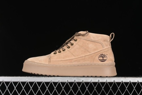 Timberland Outdoor Mid-Top Casual Martin Boots with Premium Suede Leather - TB10072SAND