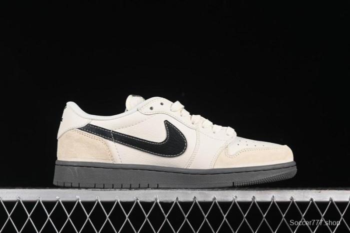 Nike Travis Scott x Fragment Design x Air Jordan 1 Low OG SP AJ1 Low Top Casual Sneakers - CF3688-030