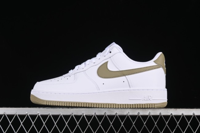 Nike Air Force 1'07 Low Casual Sneakers with Full-Length Air Cushion - FJ4146-110