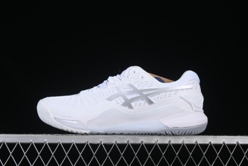 Asics Gel-Resolution 9 Wide Retro Breathable Cushioned Casual Running Shoes - 1042A226-100