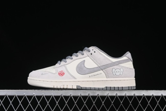 Nike SB Dunk Low KAWS Year of the Snake Collaboration Anniversary Customized Low-Top Casual Skate Shoes - YX5066-250
