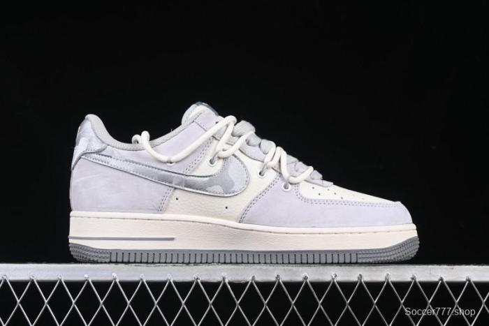 Nike Air Force 1 '07 Low The North Face Collaboration Silver Swoosh Drawstring Casual Sneakers - DM6688-016