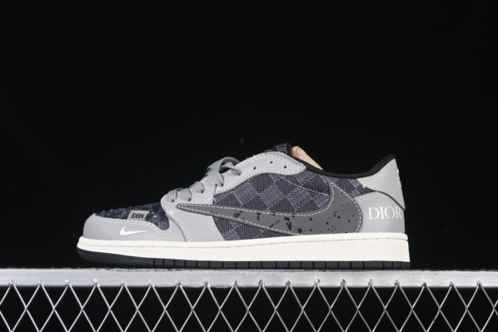 Nike Travis Scott x Fragment Design x Air Jordan 1 Low OG SP AJ1 - XS2024-003