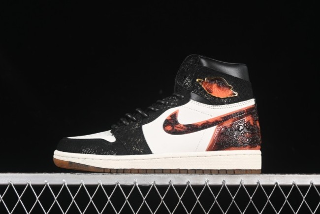 Nike Air Jordan 1 High Retro OG  CNY  Basketball Shoes with Traditional Chinese Auspicious Elements - IB3165-091