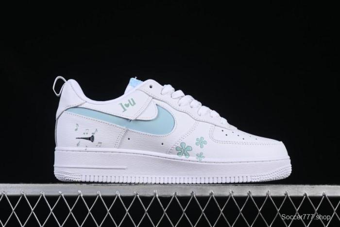 Nike Air Force 1'07 Low  Octopus Brother  SpongeBob Comic Series Squidward Middle East Casual Sneakers - FB8971-060
