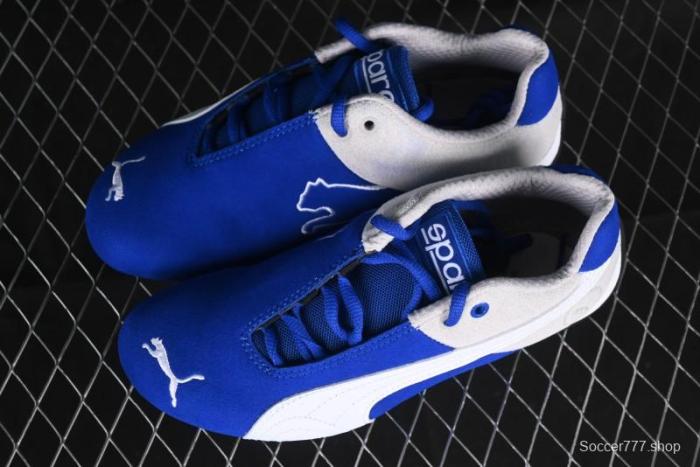 Puma Sparco Future Round Toe Lace-Up Leather Fabric Low-Top Lifestyle Casual Shoes - 307936-02