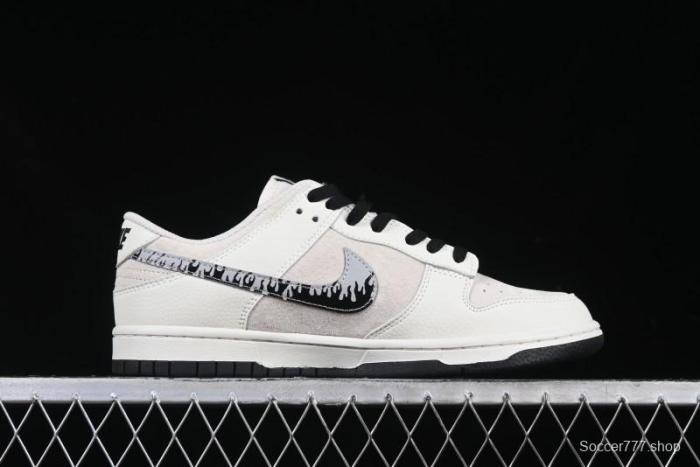 Nike SB Dunk Low UN Collaboration Anniversary Custom Sneakers with Black Swoosh - DJ2024-068