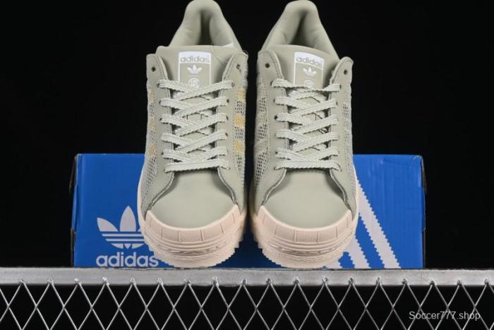 Adidas Clot Superstar Shell Toe Casual Sneakers with Serrated Design - IH3643