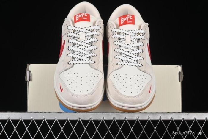 Nike SB Dunk Low BAPE Collaboration Anniversary Edition Custom Low-Top Casual Sneakers - CH6336-228