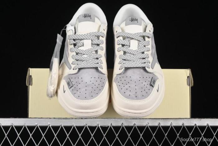 Nike Travis Scott x Fragment Design x Air Jordan 1 Low OG SP AJ1 Retro Sneakers - SJ2068-130