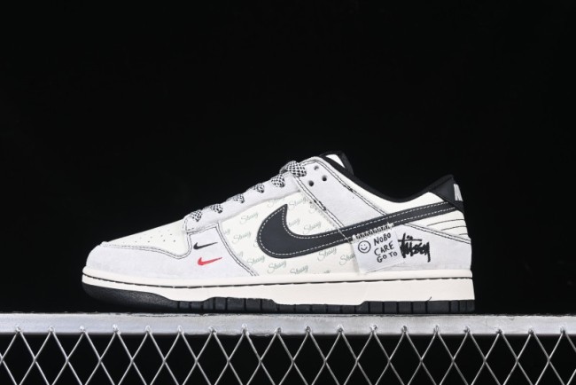 Nike SB Dunk Low Supreme Collaboration Anniversary Custom Low-Top Casual Sneakers - YX5066-220